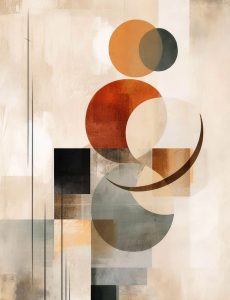 Bauhaus Geometry Poster