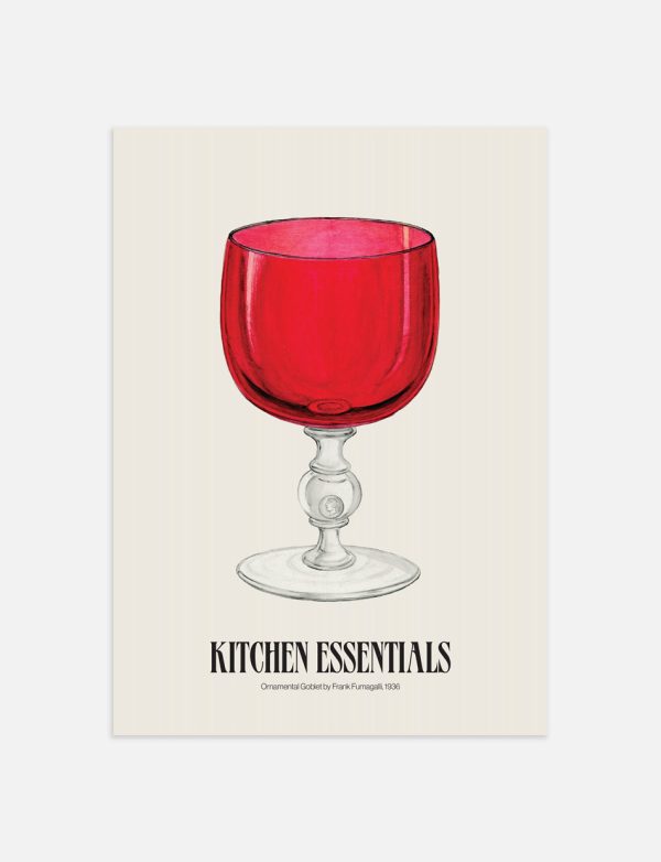 Ornamental Goblet Poster