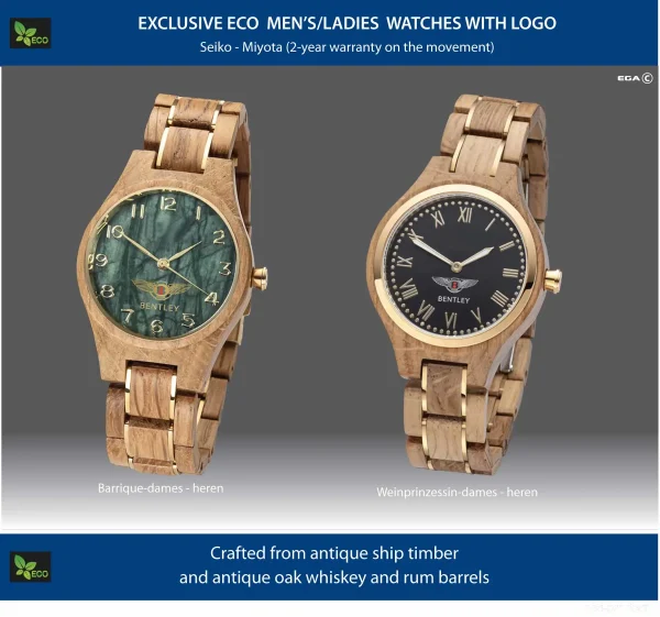 Watch with logoprint