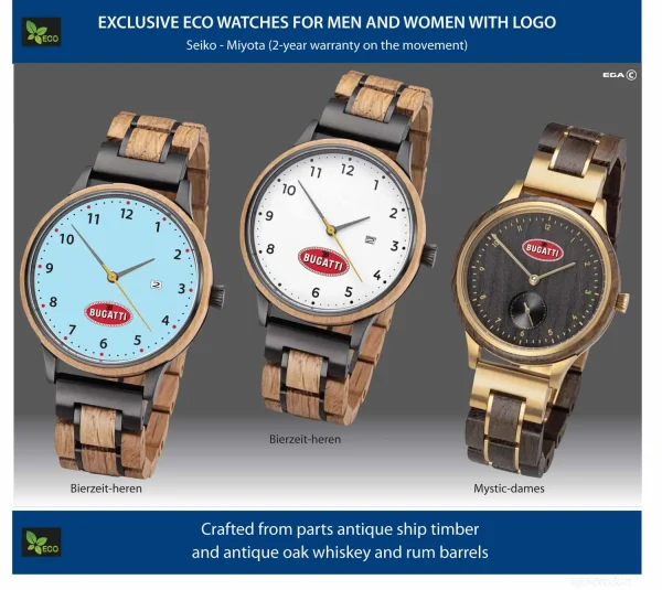 Watch with logoprint