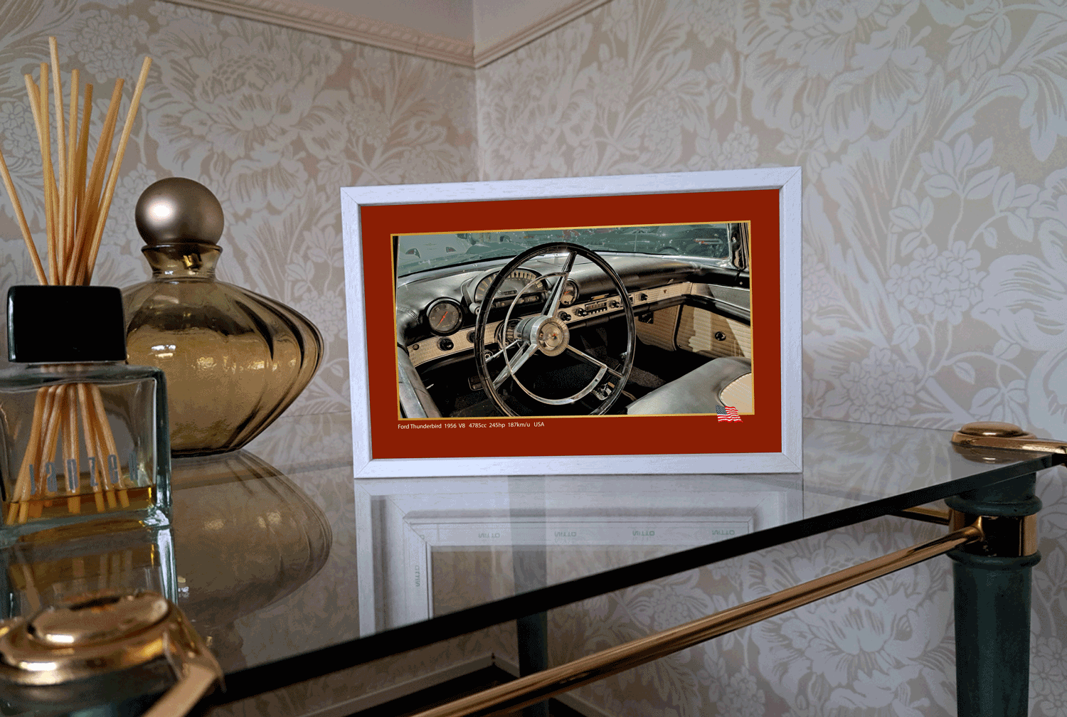 Ford Thunderbird dashboard salontable web