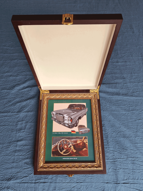 Mercedes 250 SE plat in box web