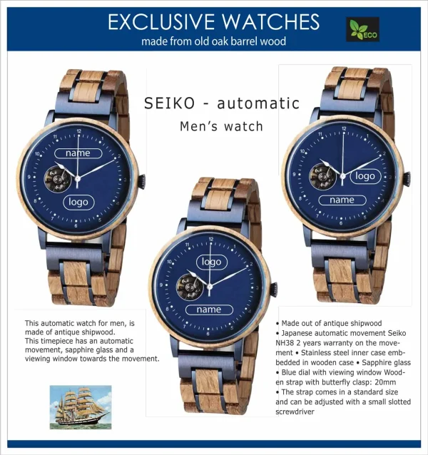 Watches of Antique Oak
