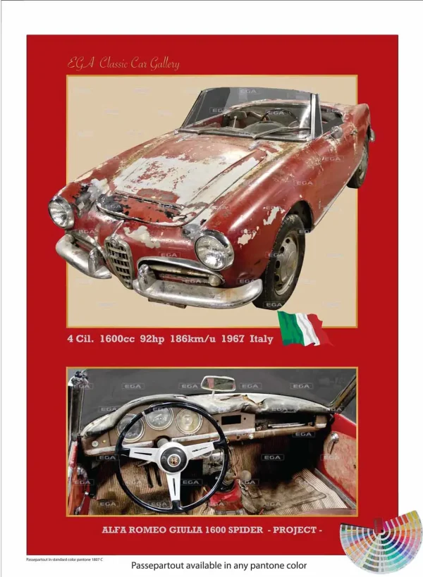 Alfa Romeo Giulia 1600 Spider 1967 - project