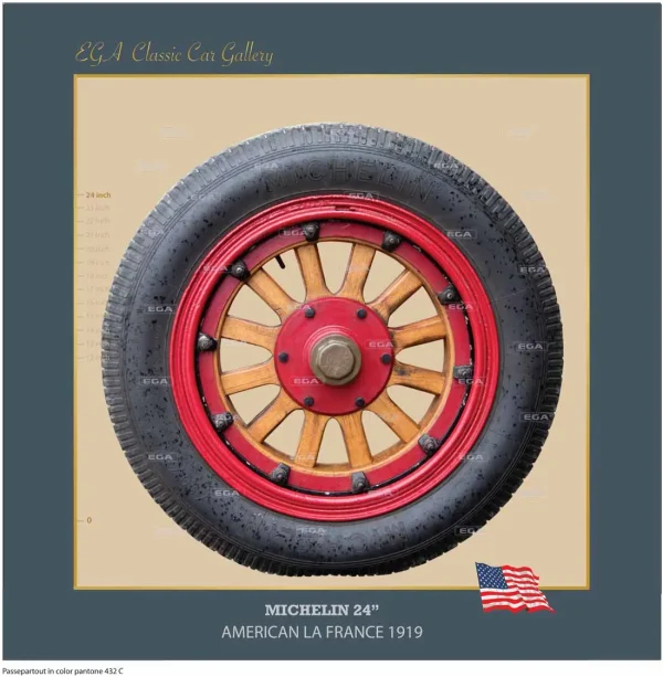 American La France 1919 wheel 24"