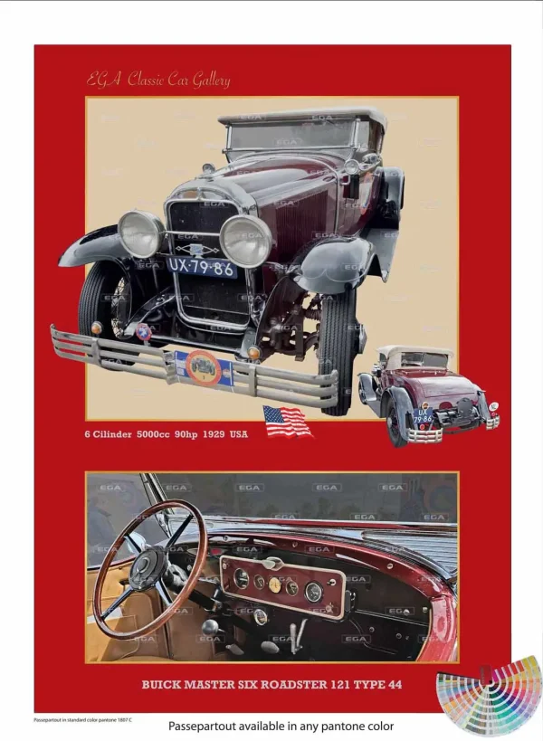 Buick Master Six Roadster Model 121 Type 44 1929