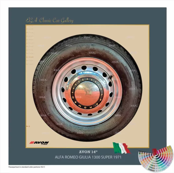 Alfa Romeo Giulia 1300 Super 1971 wheel 14"