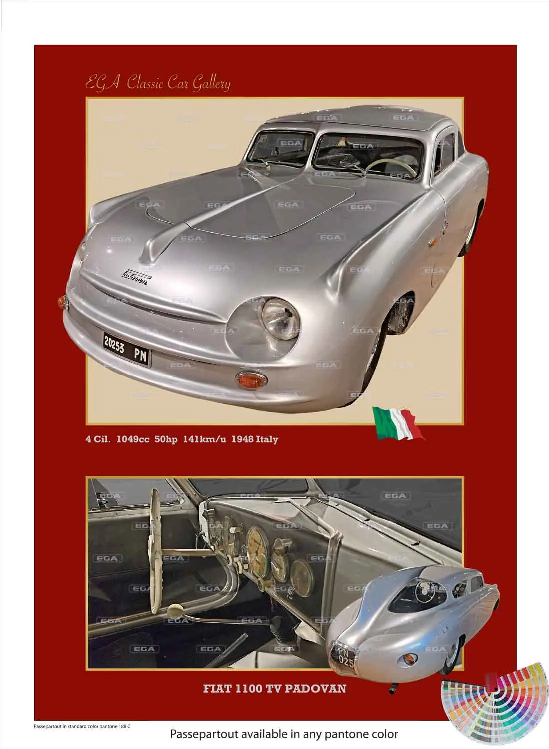 Fiat 1100 TV Padovan 1948 - Image 3