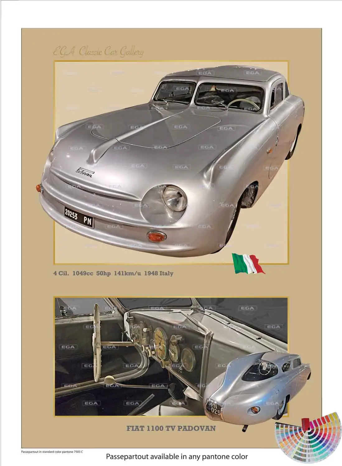 Fiat 1100 TV Padovan 1948 - Image 8