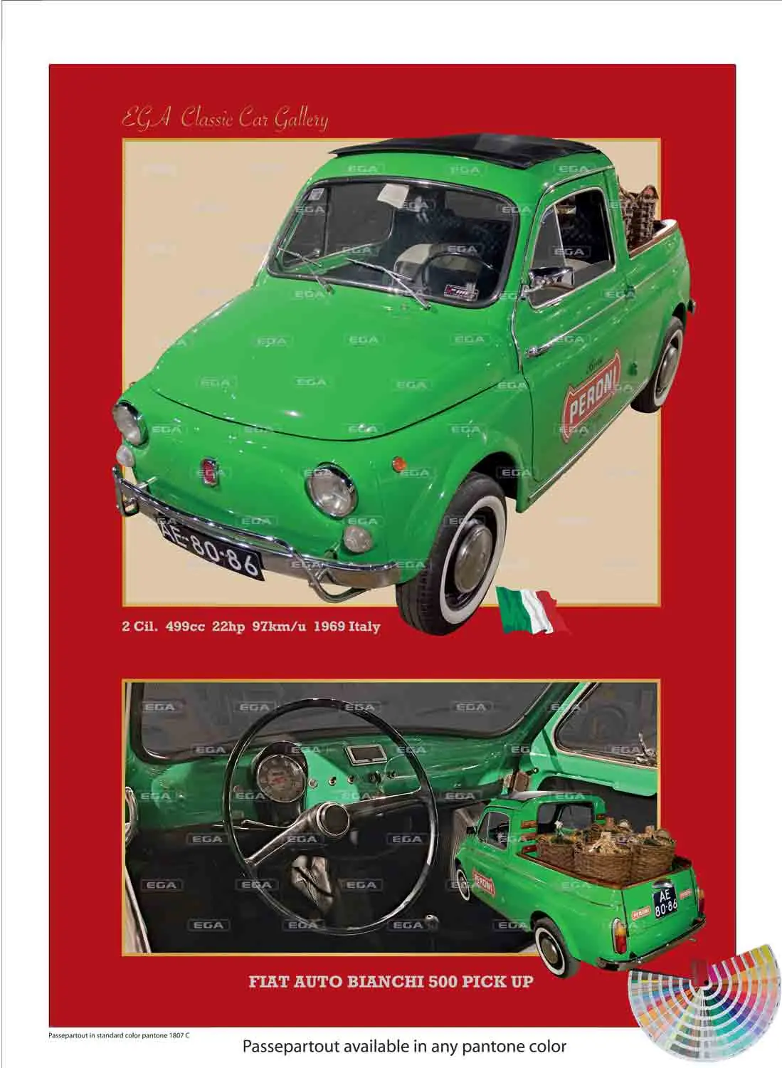 Fiat Auto Bianci 500 Pick up 1969