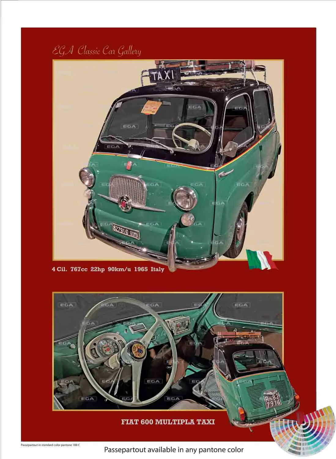 Fiat Multipla Taxi 1965 - Image 3
