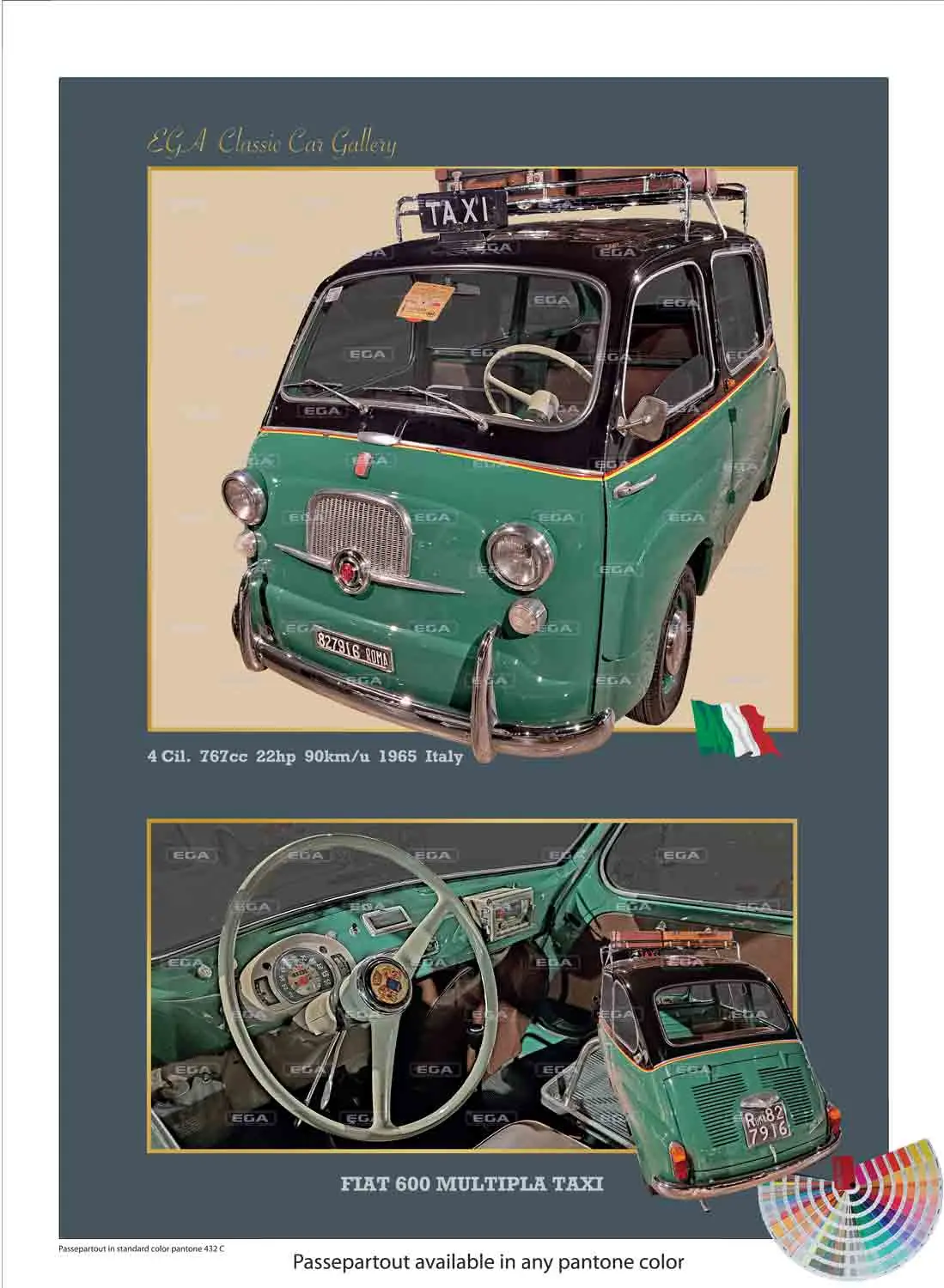 Fiat Multipla Taxi 1965 - Image 6