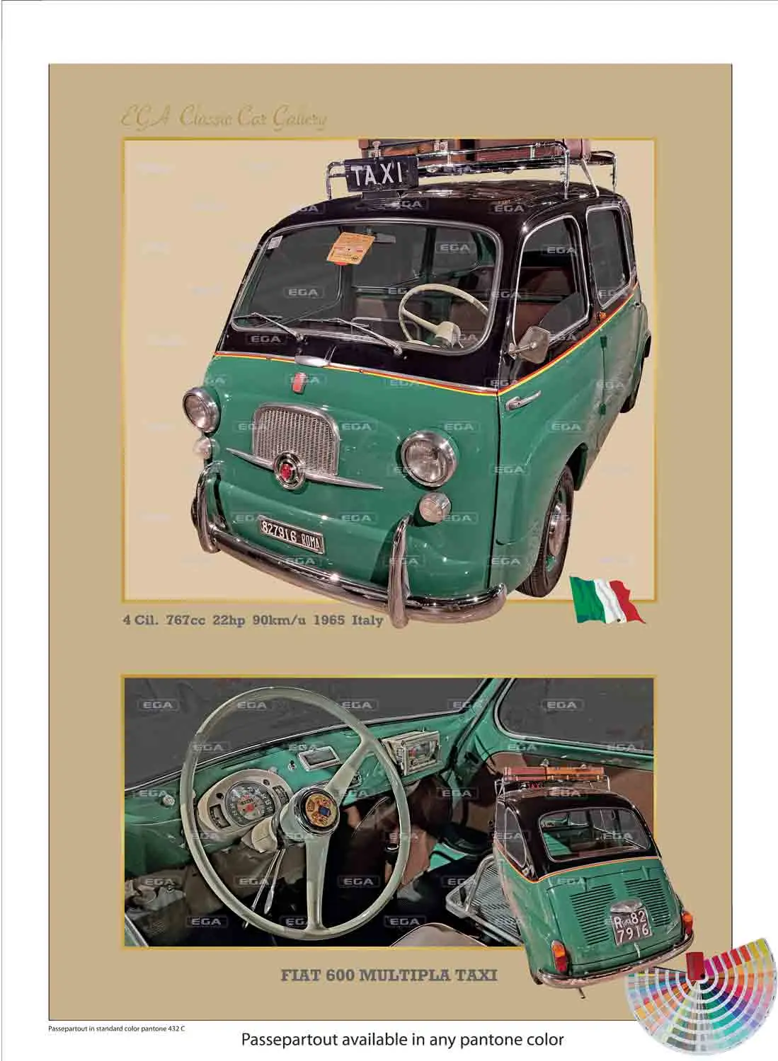 Fiat Multipla Taxi 1965 - Image 8