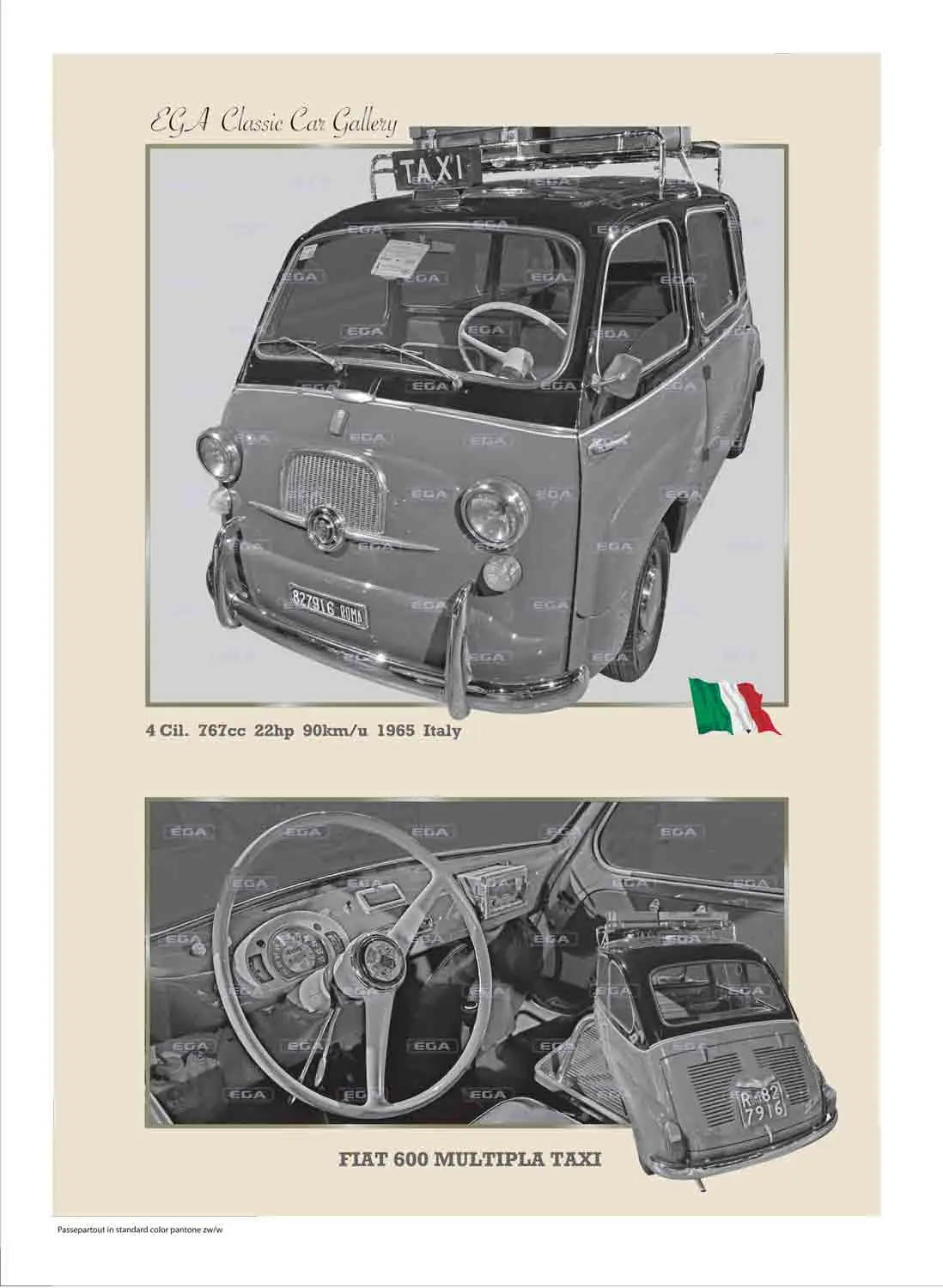 Fiat Multipla Taxi 1965 - Image 9