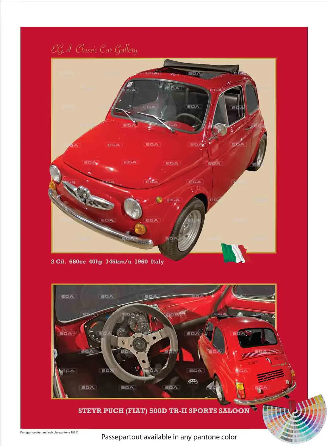 Fiat Steyr Puch 500 TR-II Sports Saloon 1960 - Image 2