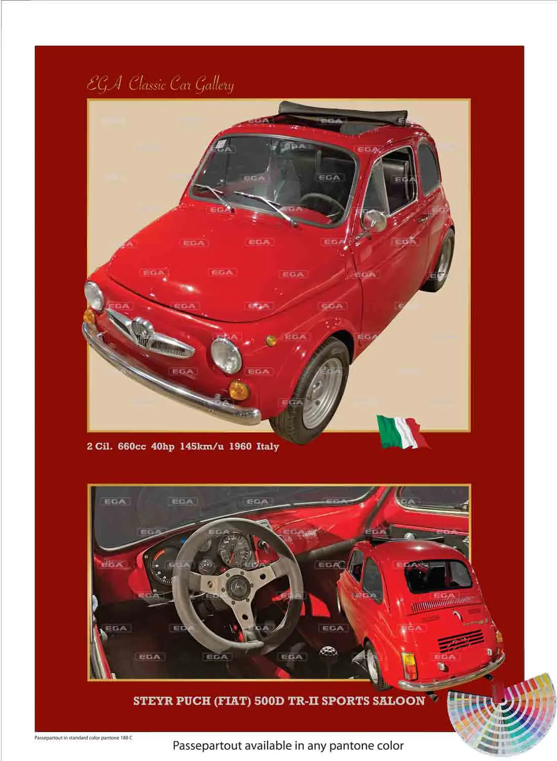 Fiat Steyr Puch 500 TR-II Sports Saloon 1960 - Image 3