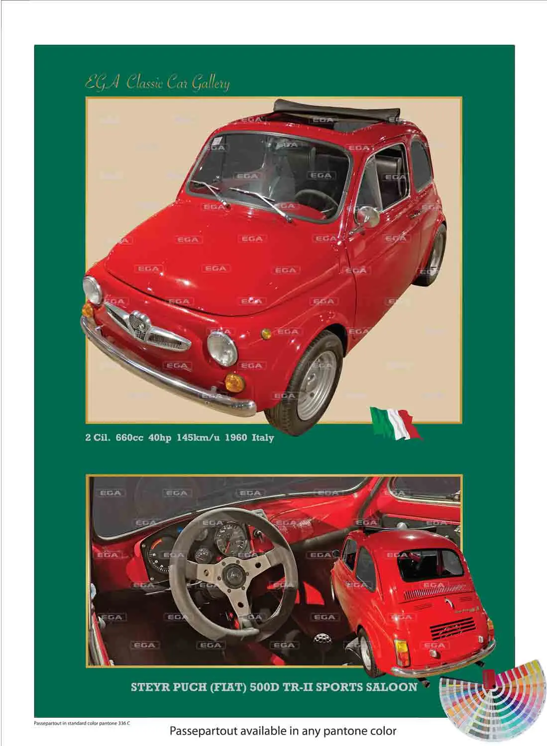 Fiat Steyr Puch 500 TR-II Sports Saloon 1960 - Image 5