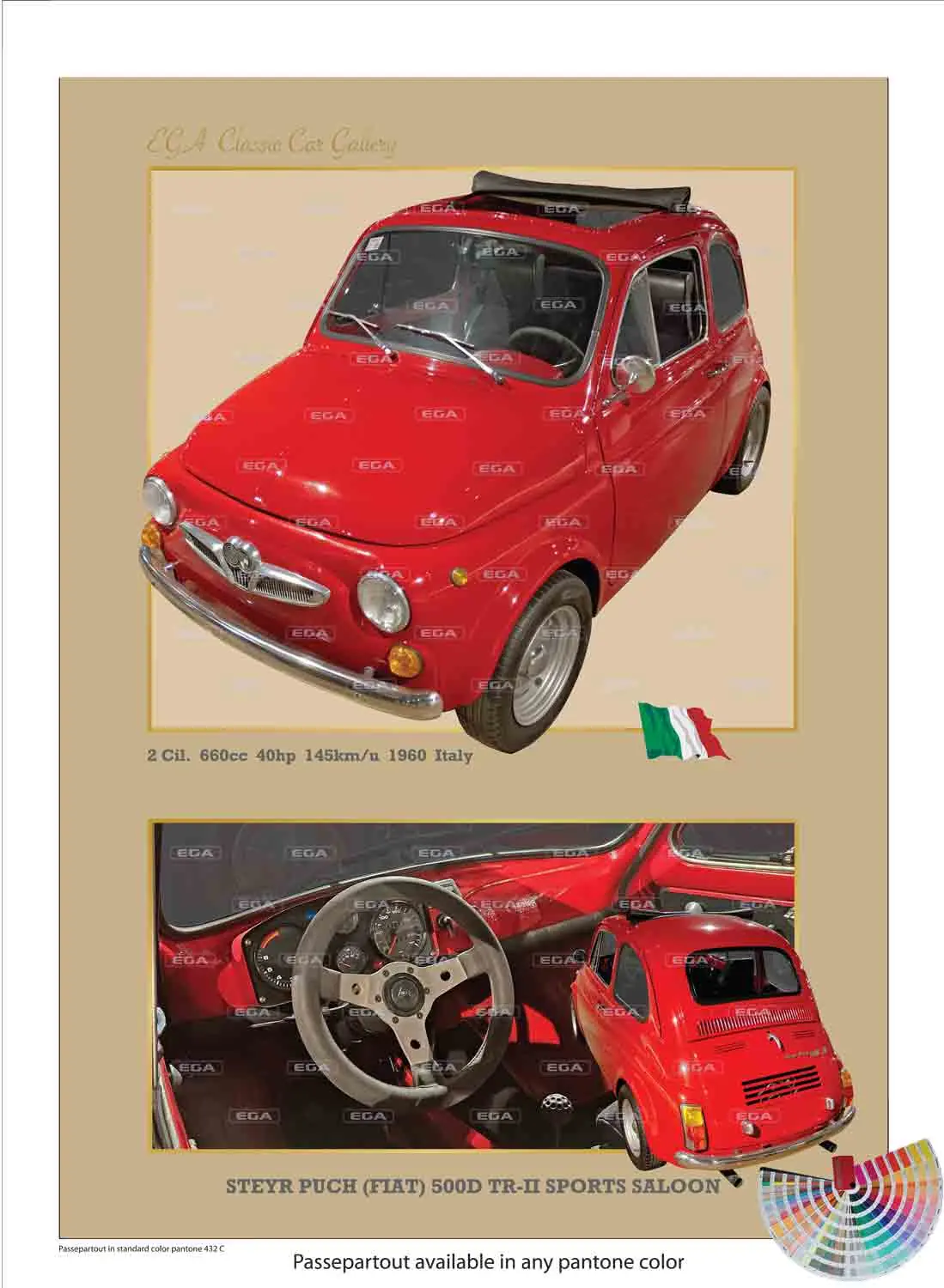 Fiat Steyr Puch 500 TR-II Sports Saloon 1960 - Image 8