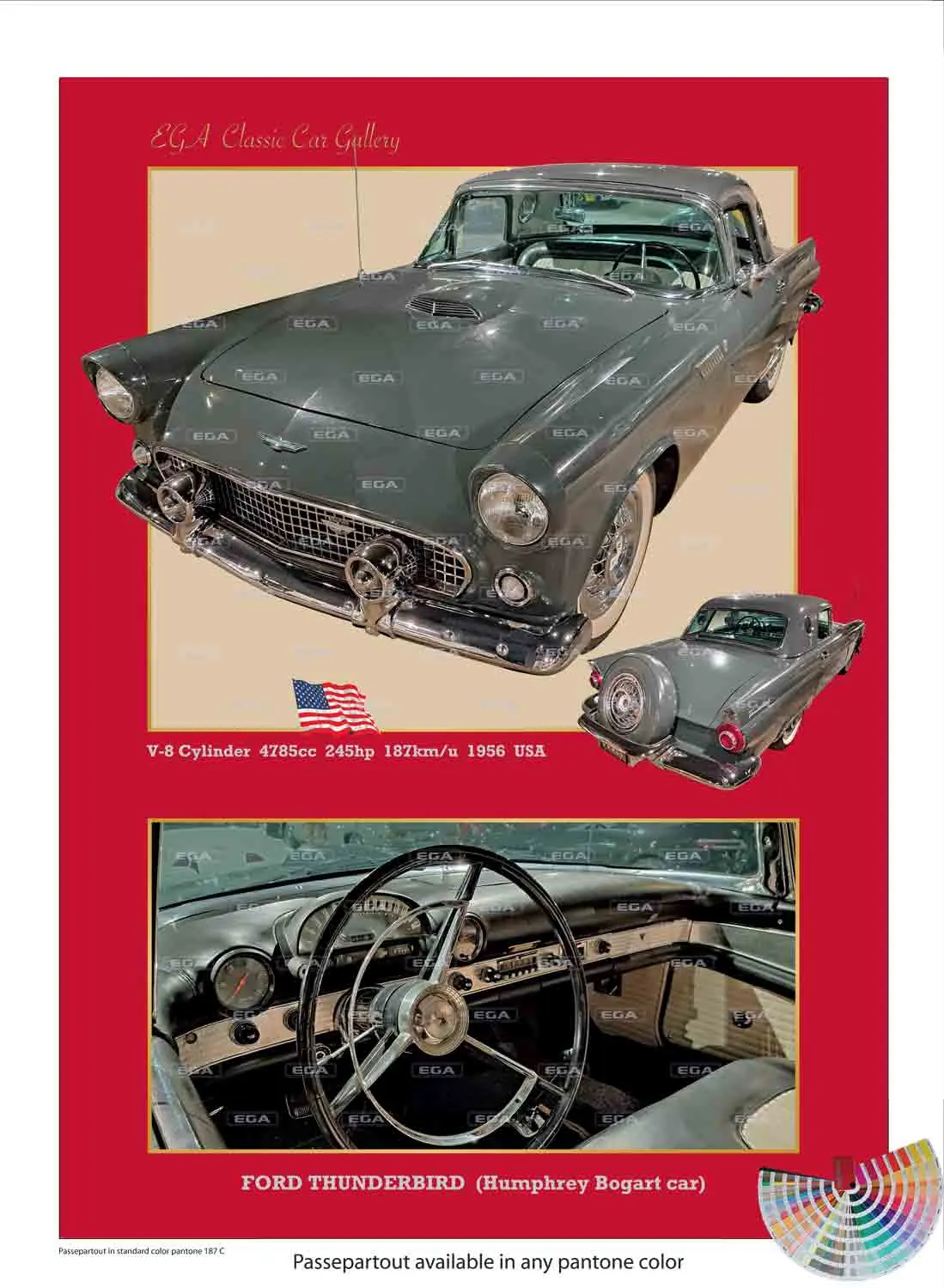 Ford Thunderbird 1956 (Humphrey Bogart)