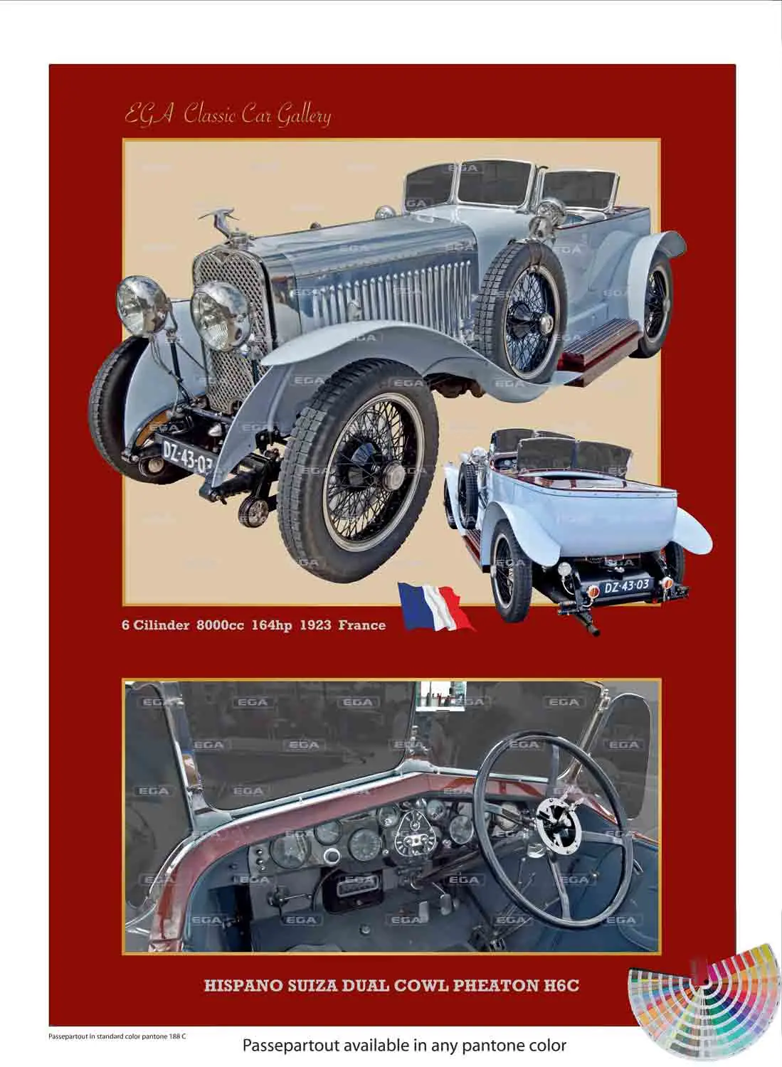 Hispano Suiza Dual Cowl Pheaton H6C 1923 - Image 3