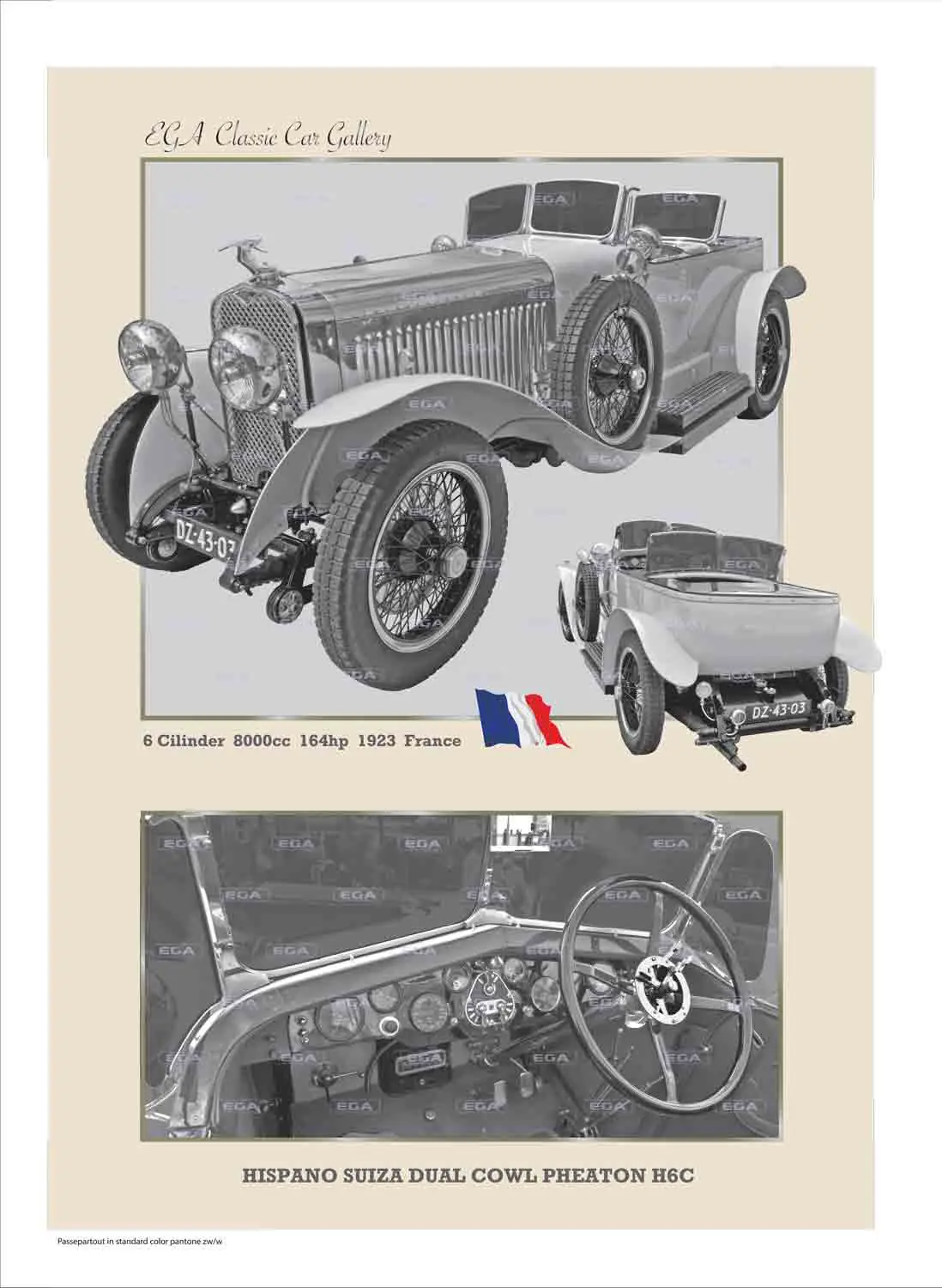 Hispano Suiza Dual Cowl Pheaton H6C 1923 - Image 9