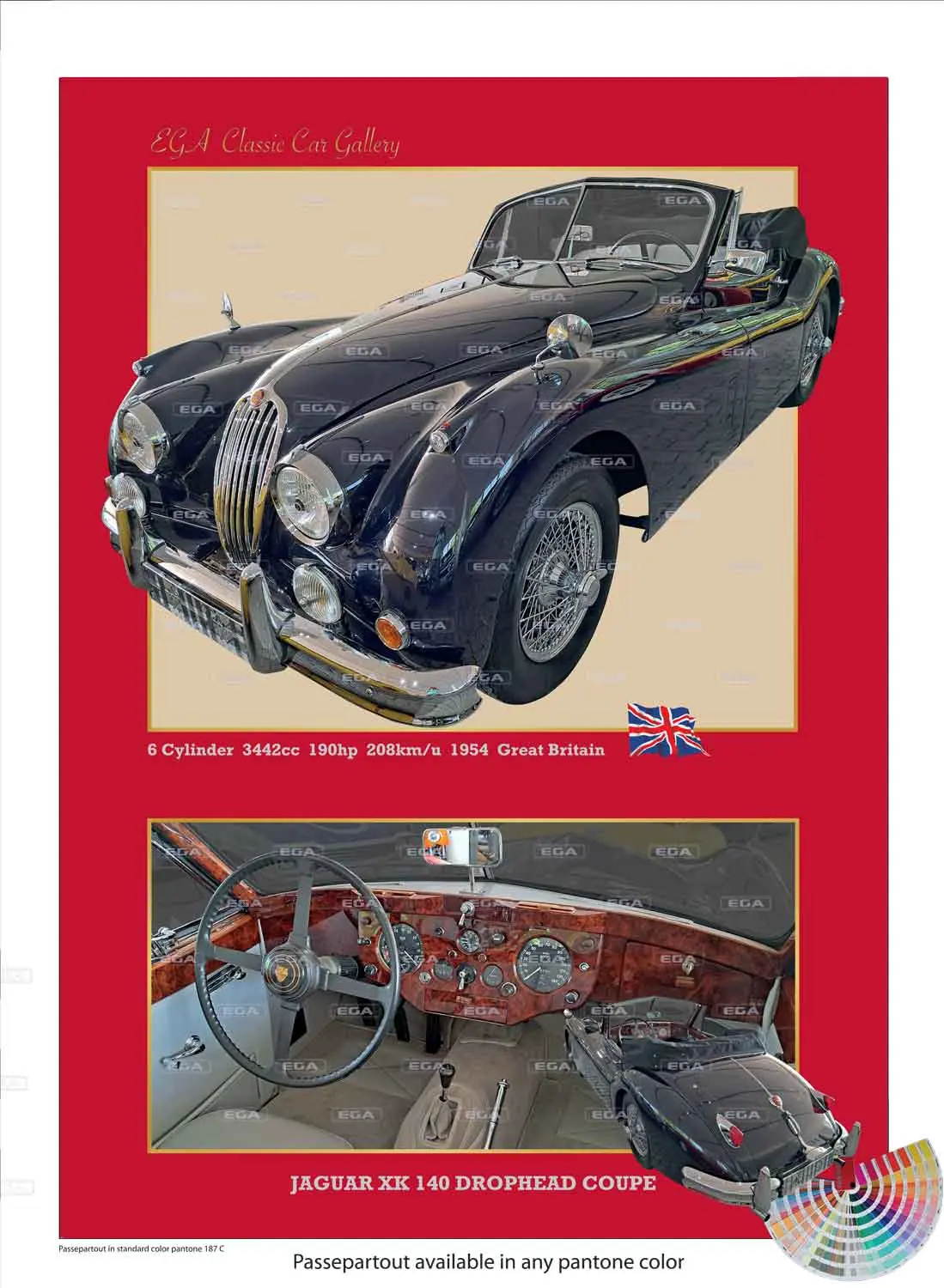 Jaguar XK140 Drophead Coupé 1954 - Image 2