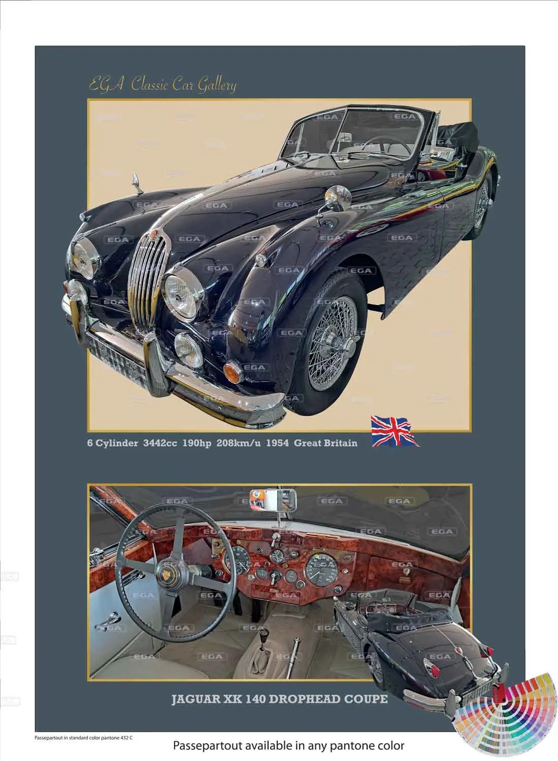 Jaguar XK140 Drophead Coupé 1954 - Image 6