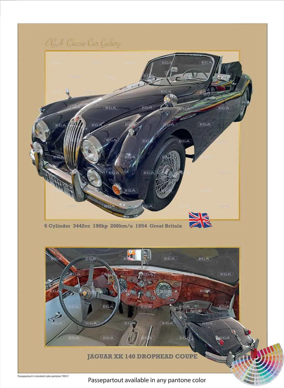 Jaguar XK140 Drophead Coupé 1954 - Image 8