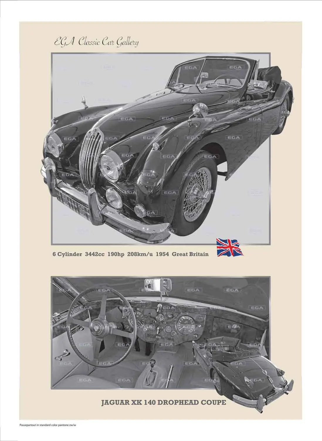 Jaguar XK140 Drophead Coupé 1954 - Image 9
