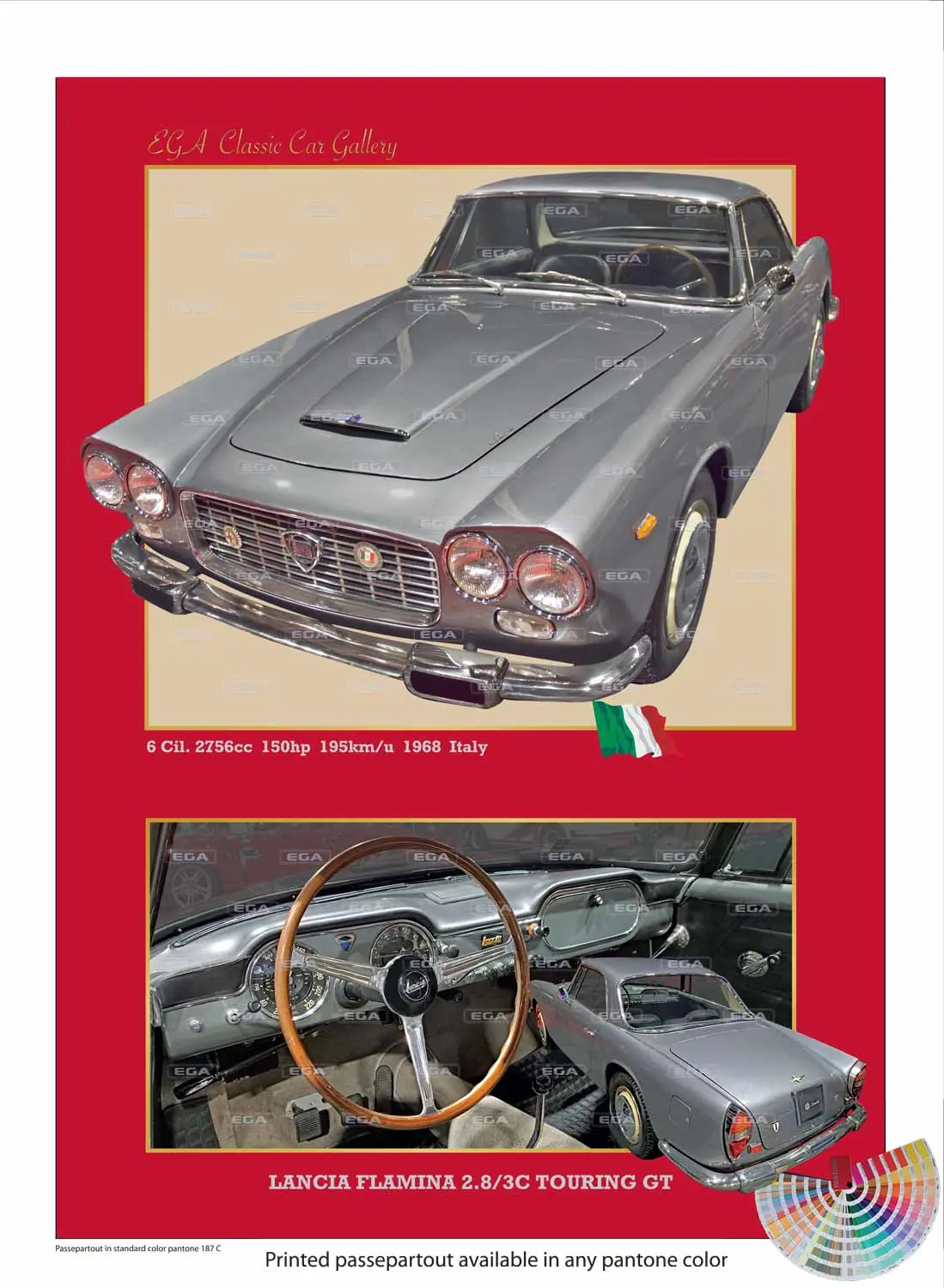 Lancia Flamina 2.8/3C Touring GT 1968 - Image 3