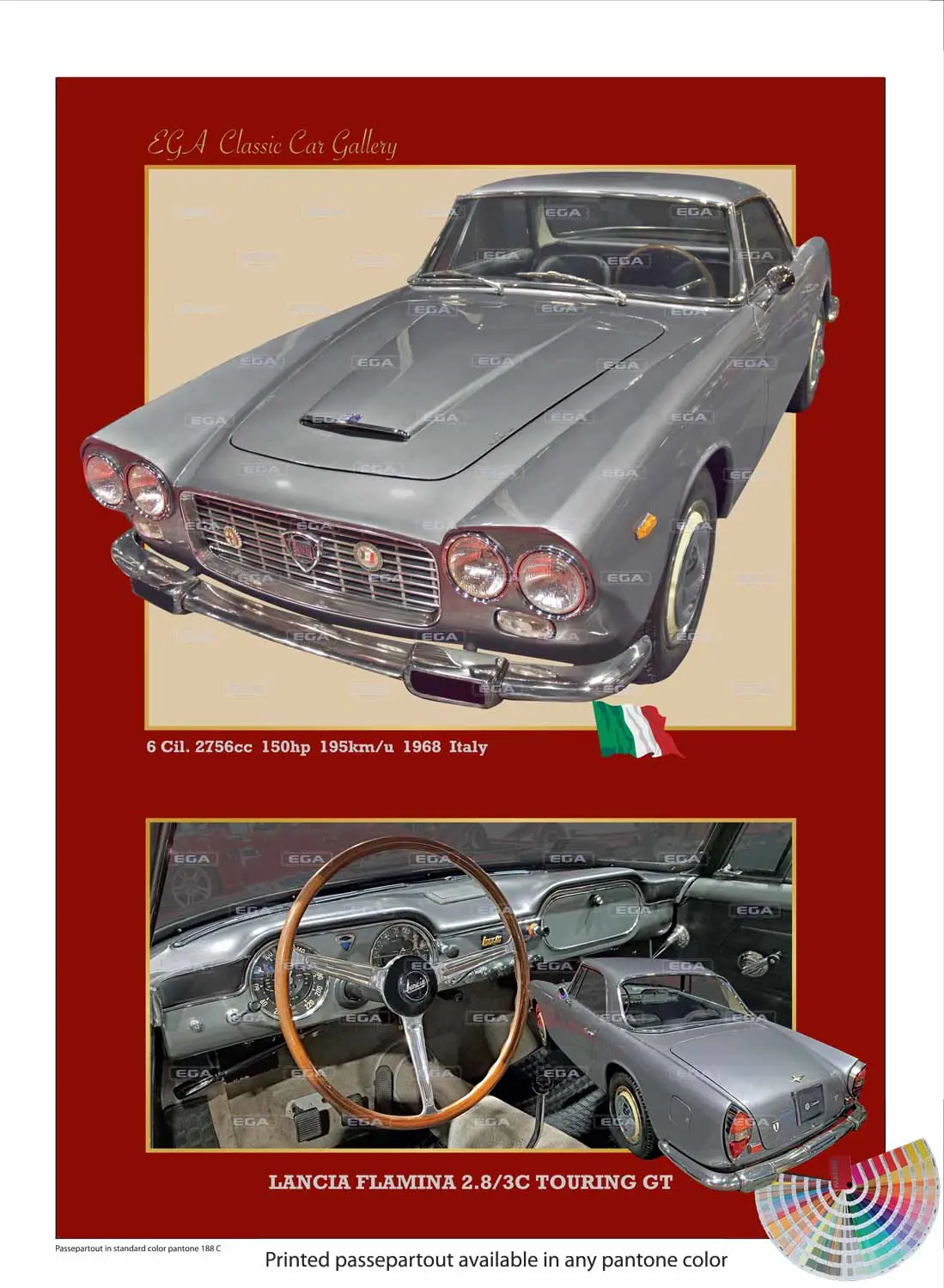 Lancia Flamina 2.8/3C Touring GT 1968 - Image 4