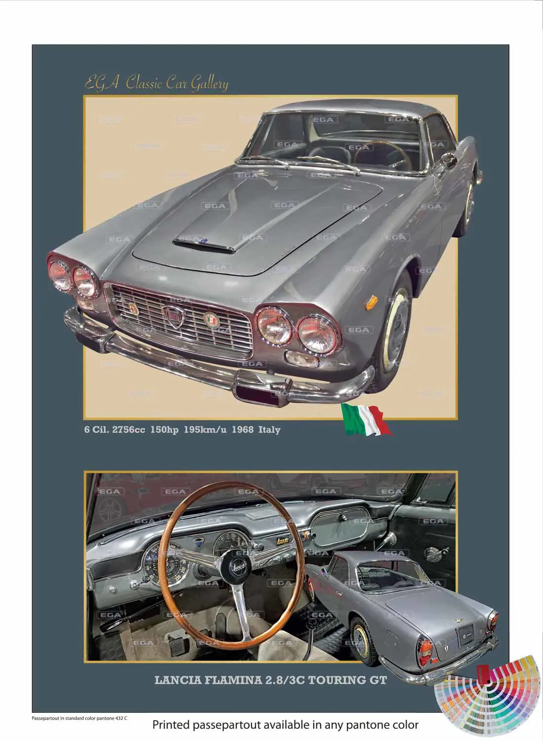 Lancia Flamina 2.8/3C Touring GT 1968 - Image 7