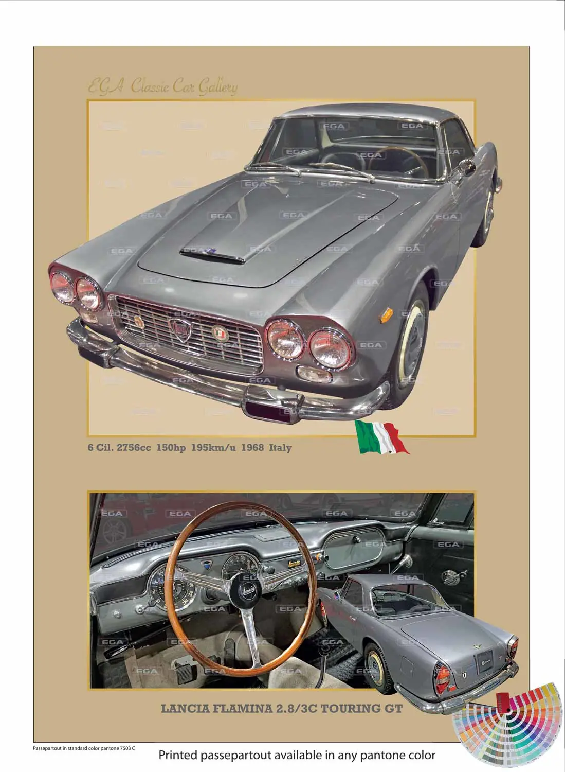 Lancia Flamina 2.8/3C Touring GT 1968 - Image 9