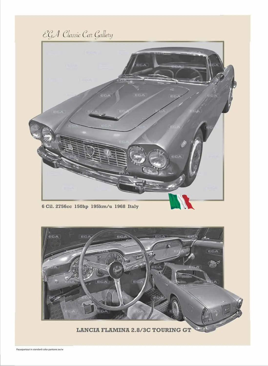 Lancia Flamina 2.8/3C Touring GT 1968 - Image 2