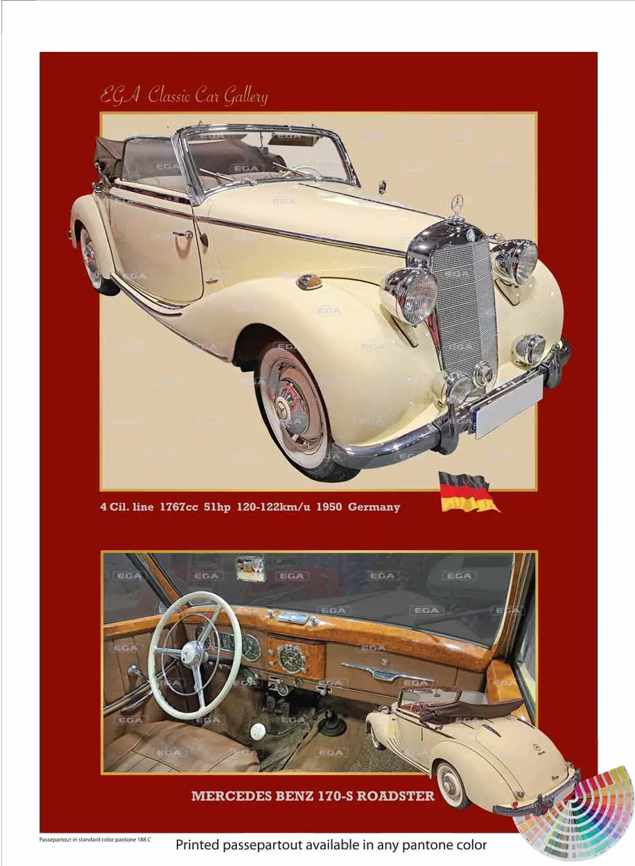 Mercedes Benz 170 S Roadster 1950 - Image 3