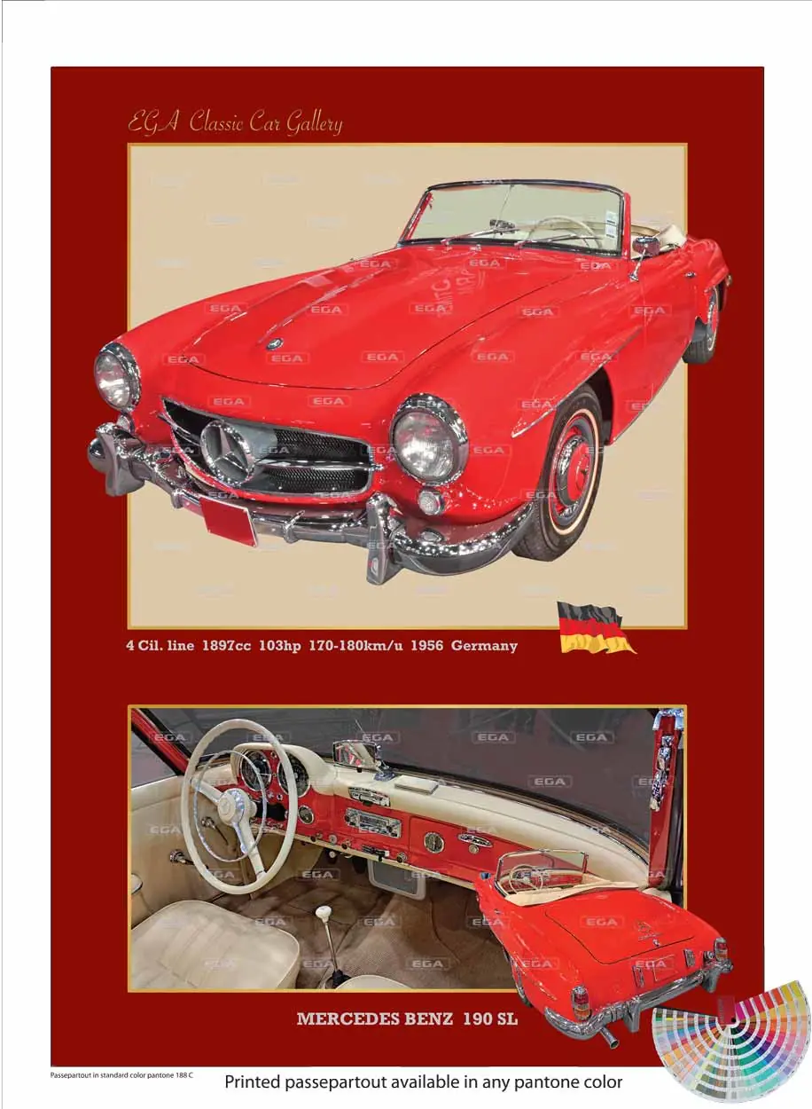 Mercedes Benz 190 SL Roadster 1956 - Image 3
