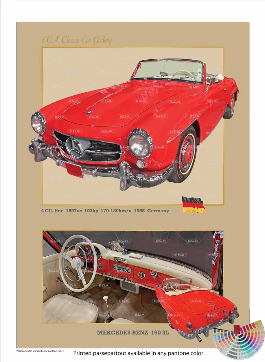 Mercedes Benz 190 SL Roadster 1956 - Image 8