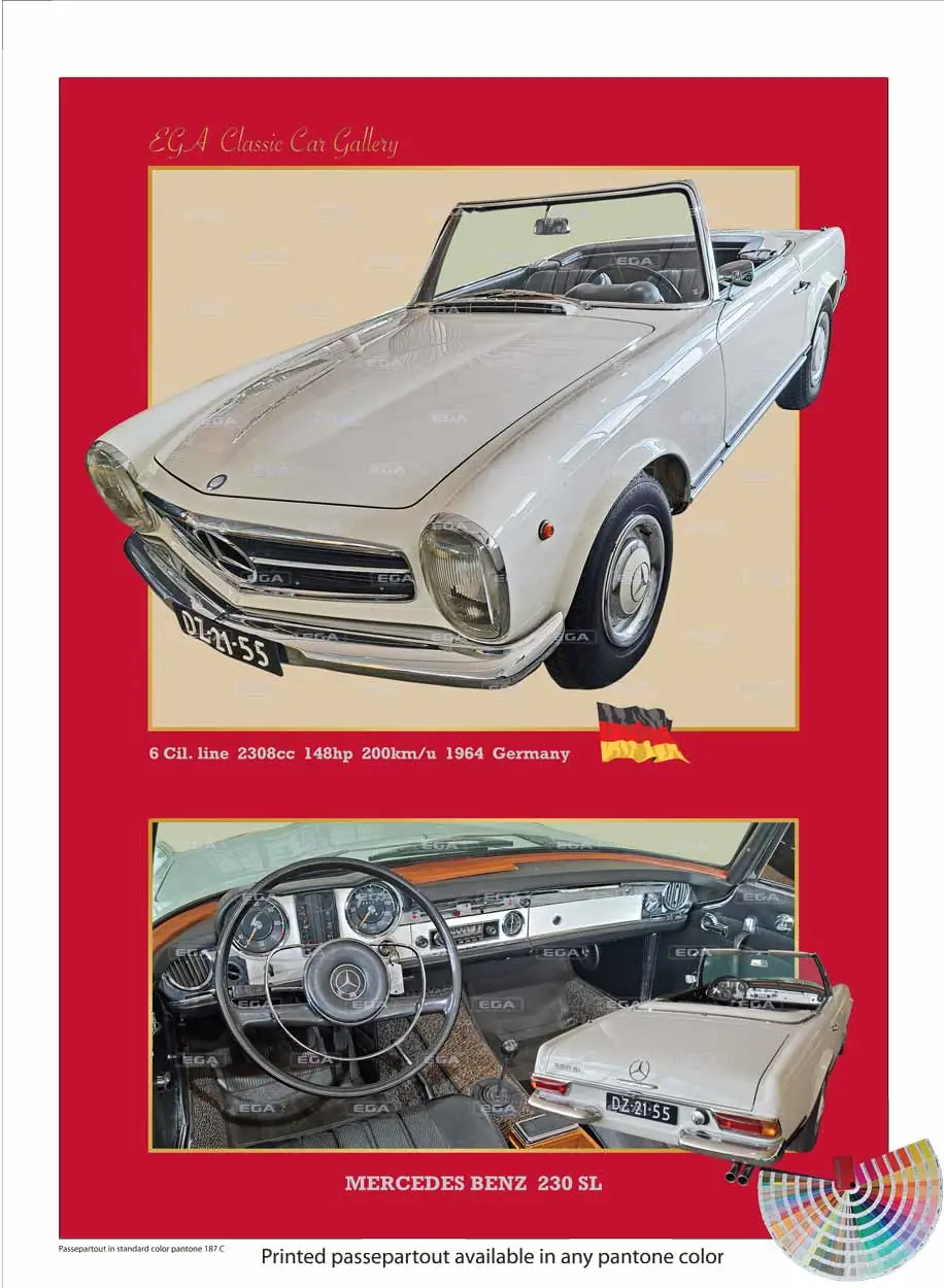 Mercedes Benz 230 SL Roadster 1964 - Image 2