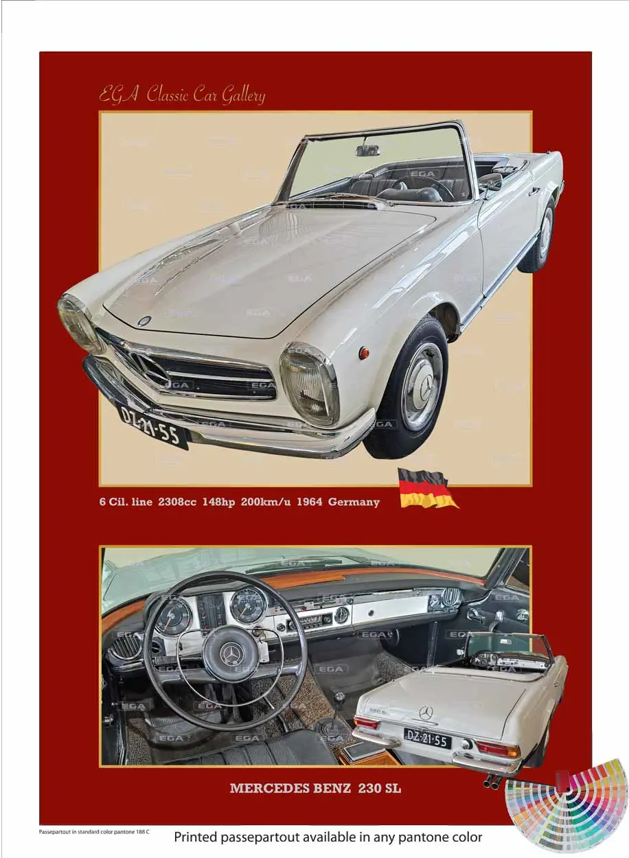 Mercedes Benz 230 SL Roadster 1964 - Image 3