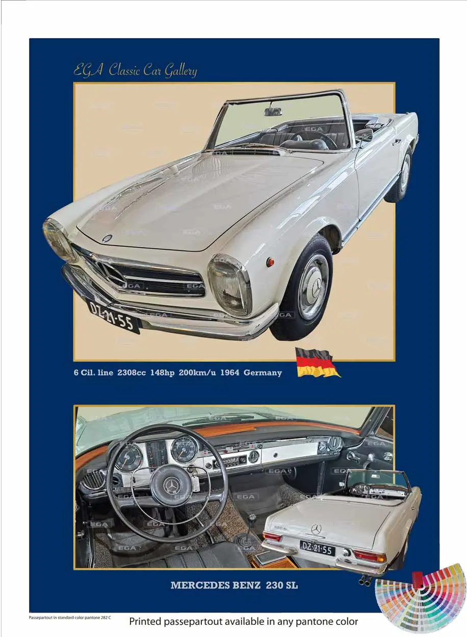 Mercedes Benz 230 SL Roadster 1964 - Image 4