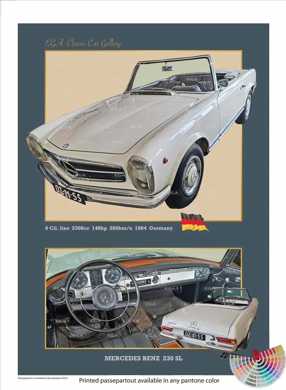 Mercedes Benz 230 SL Roadster 1964 - Image 6