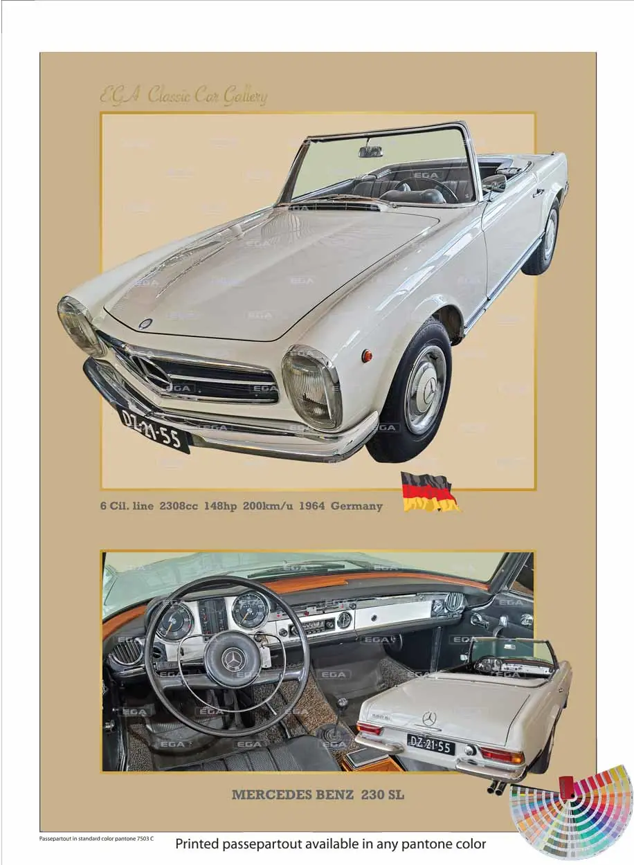Mercedes Benz 230 SL Roadster 1964 - Image 8