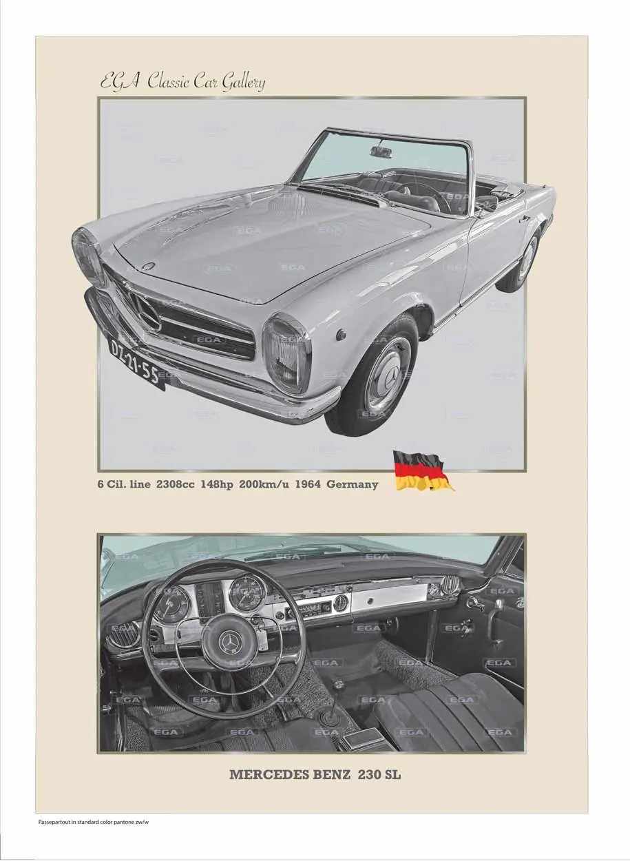Mercedes Benz 230 SL Roadster 1964 - Image 9
