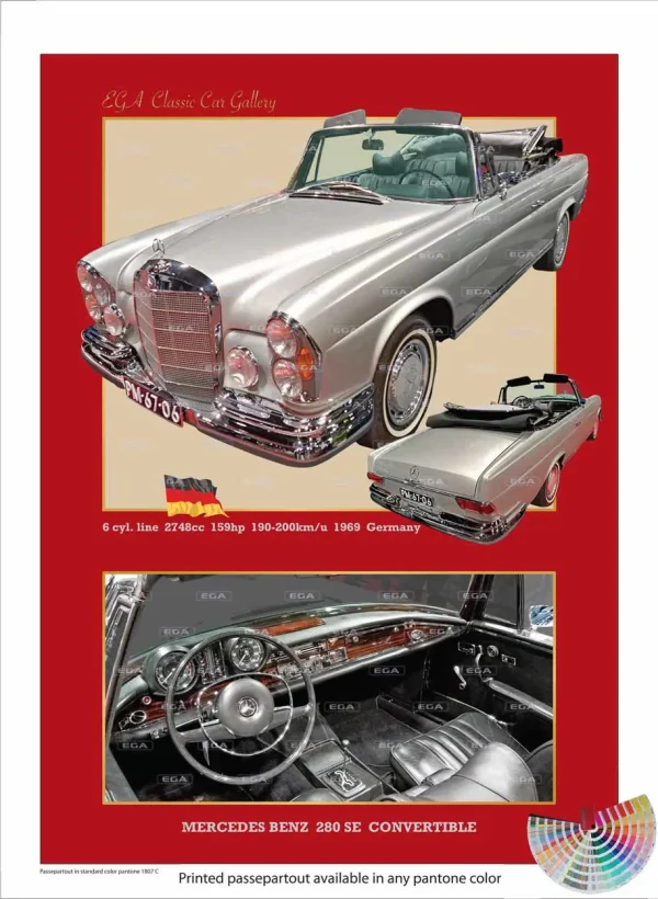 Mercedes Benz 280 SE Convertible 1969