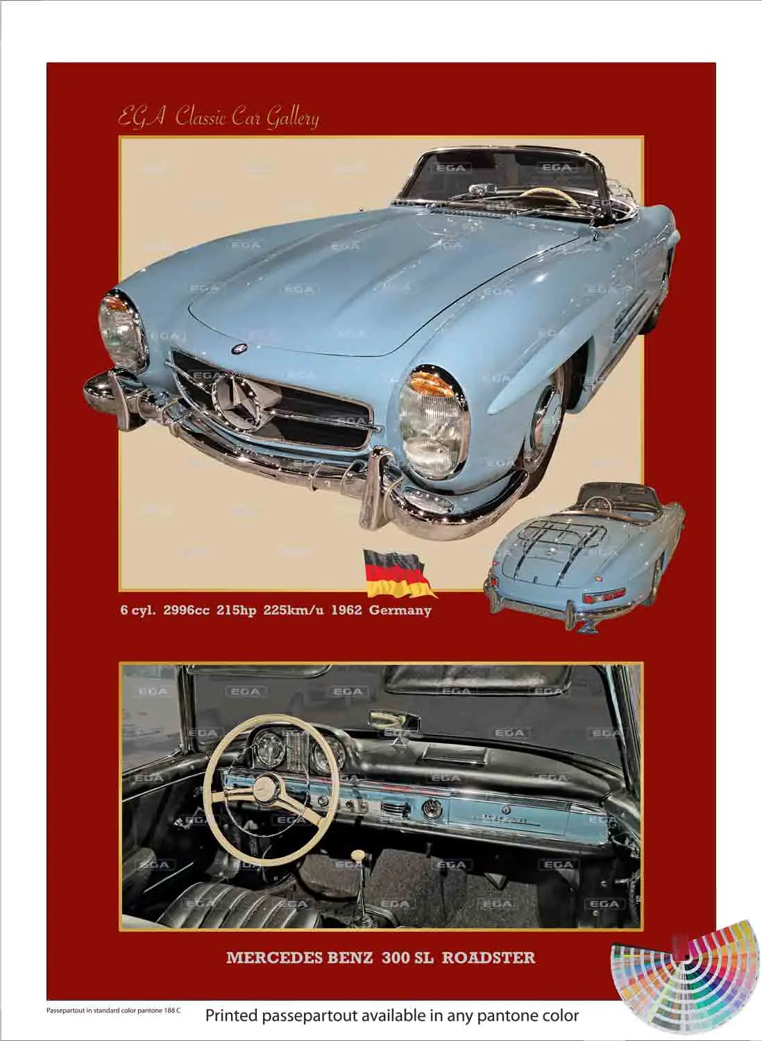 Mercedes Benz 300 SL Roadster 1962 - Image 3