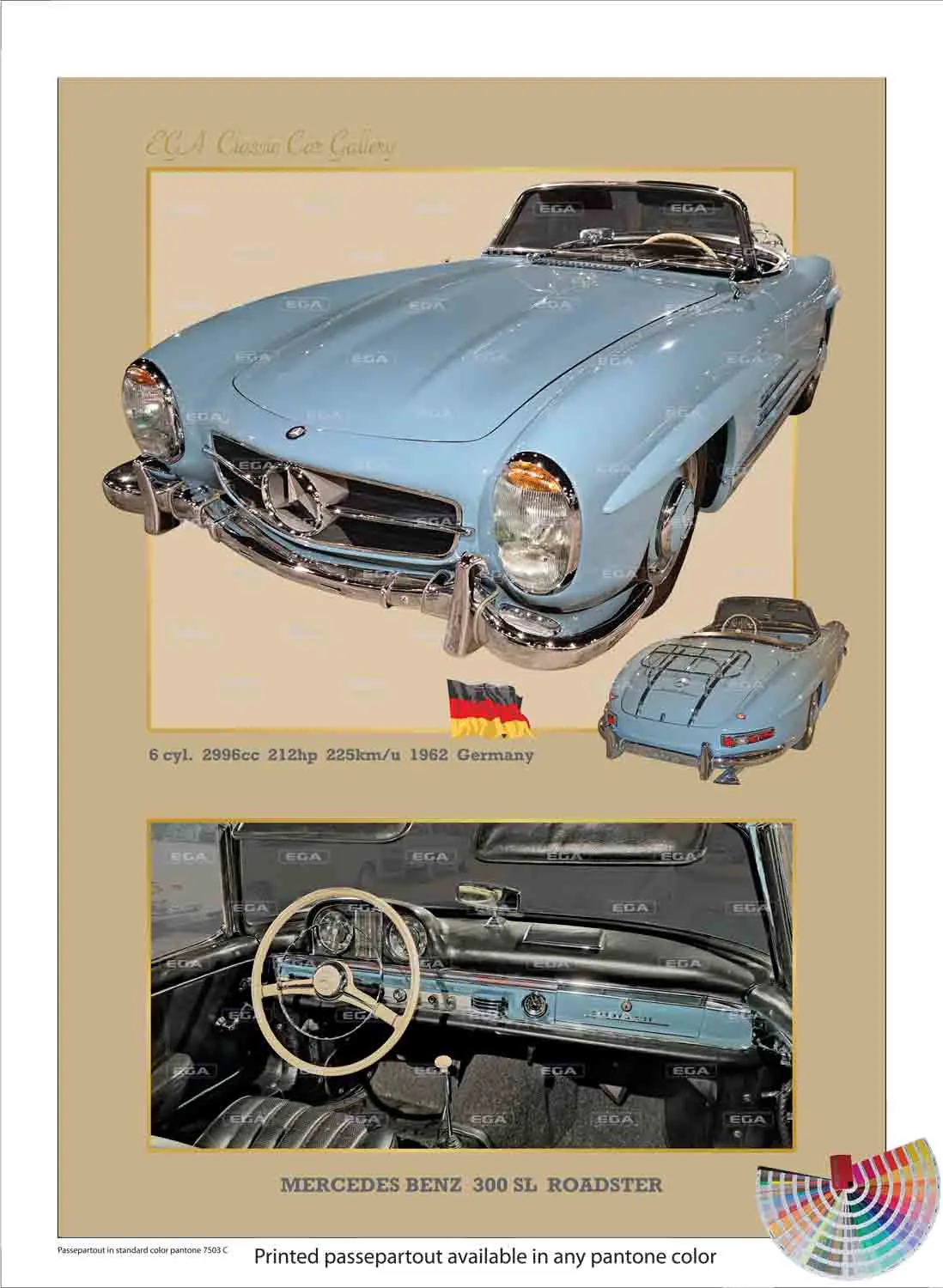 Mercedes Benz 300 SL Roadster 1962 - Image 8