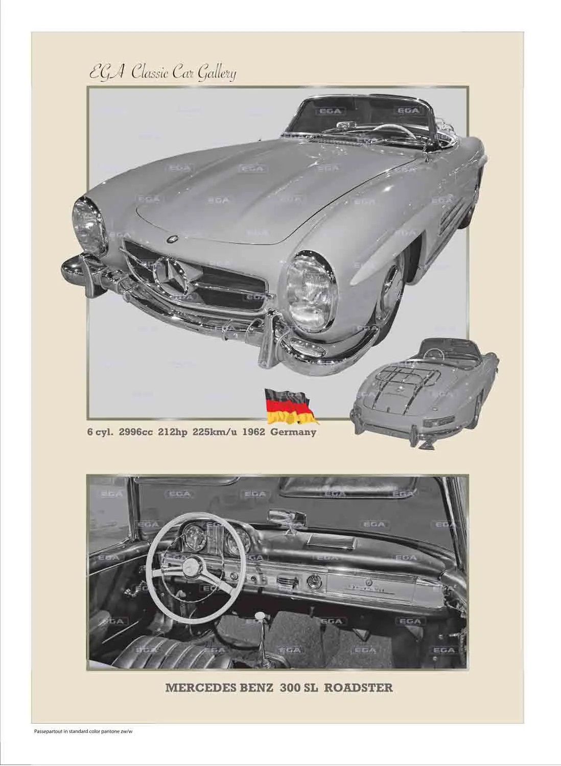 Mercedes Benz 300 SL Roadster 1962 - Image 9