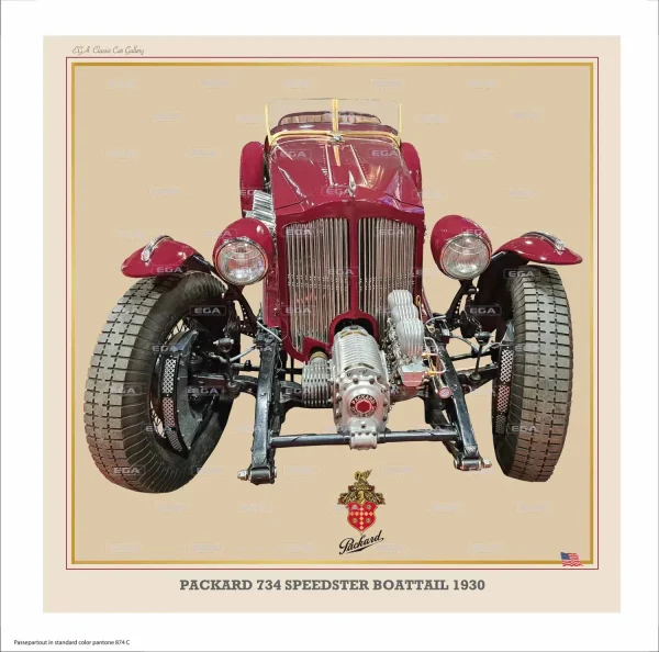 Packard 734 Speedster Boattail 1930 front