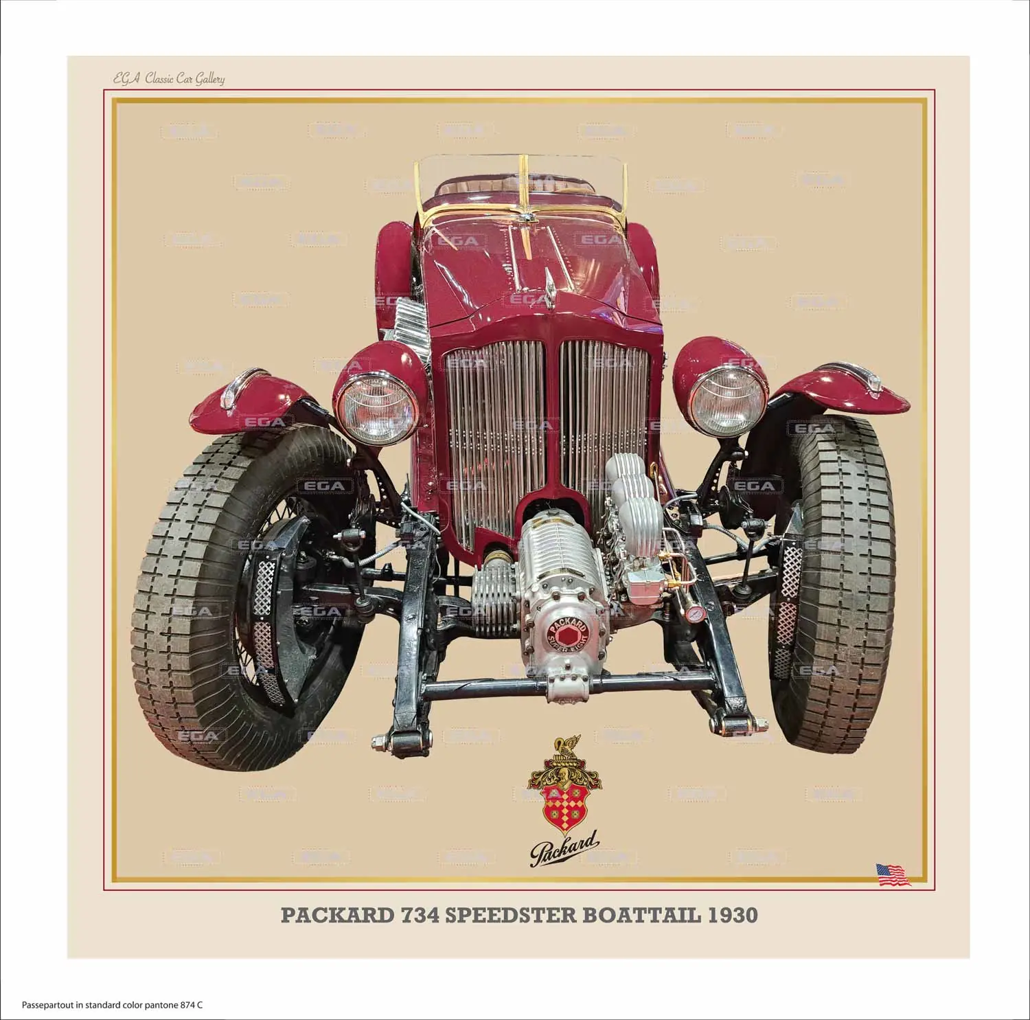 Packard 734 Speedster Boattail 1930 front