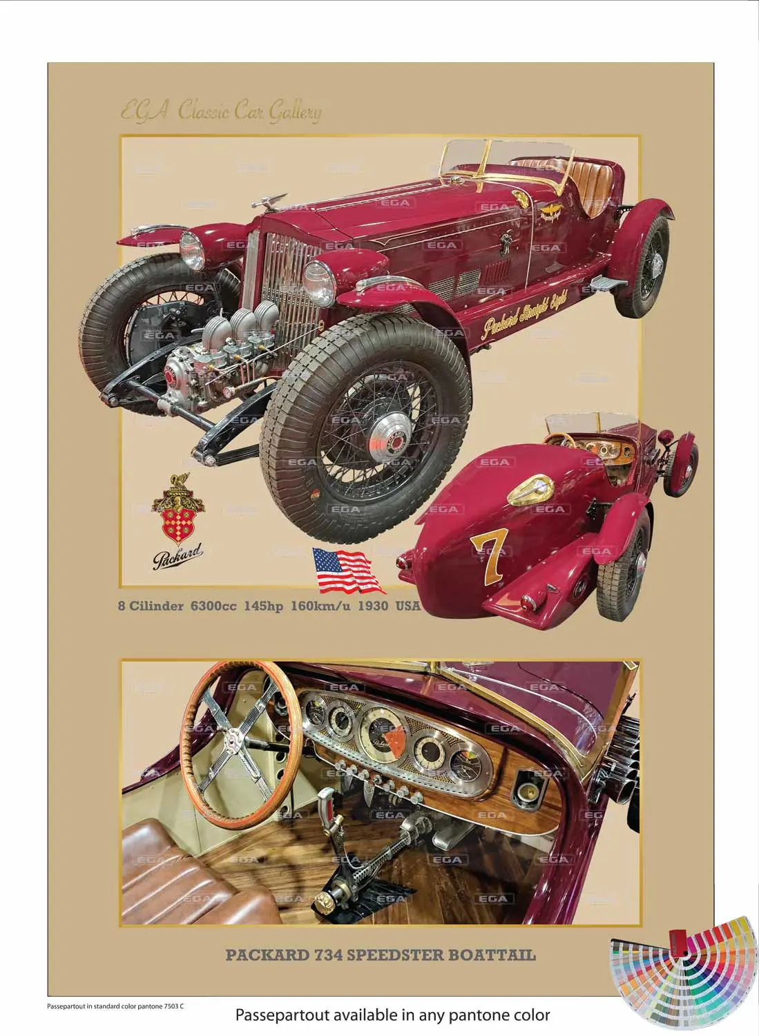 Packard 734 Speedster Boattail 1930 - Image 3